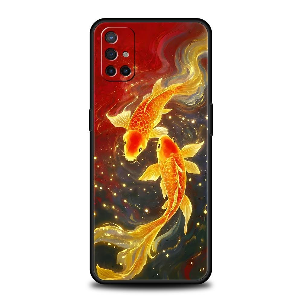 Goldfish Swimming Phone Case For Oneplus 13R 13 12R 11 10T 10R Nord N100 N200 N10 10 9 9R 9RT CE 3 2 Z Pro 5G Soft TPU Cover Bag