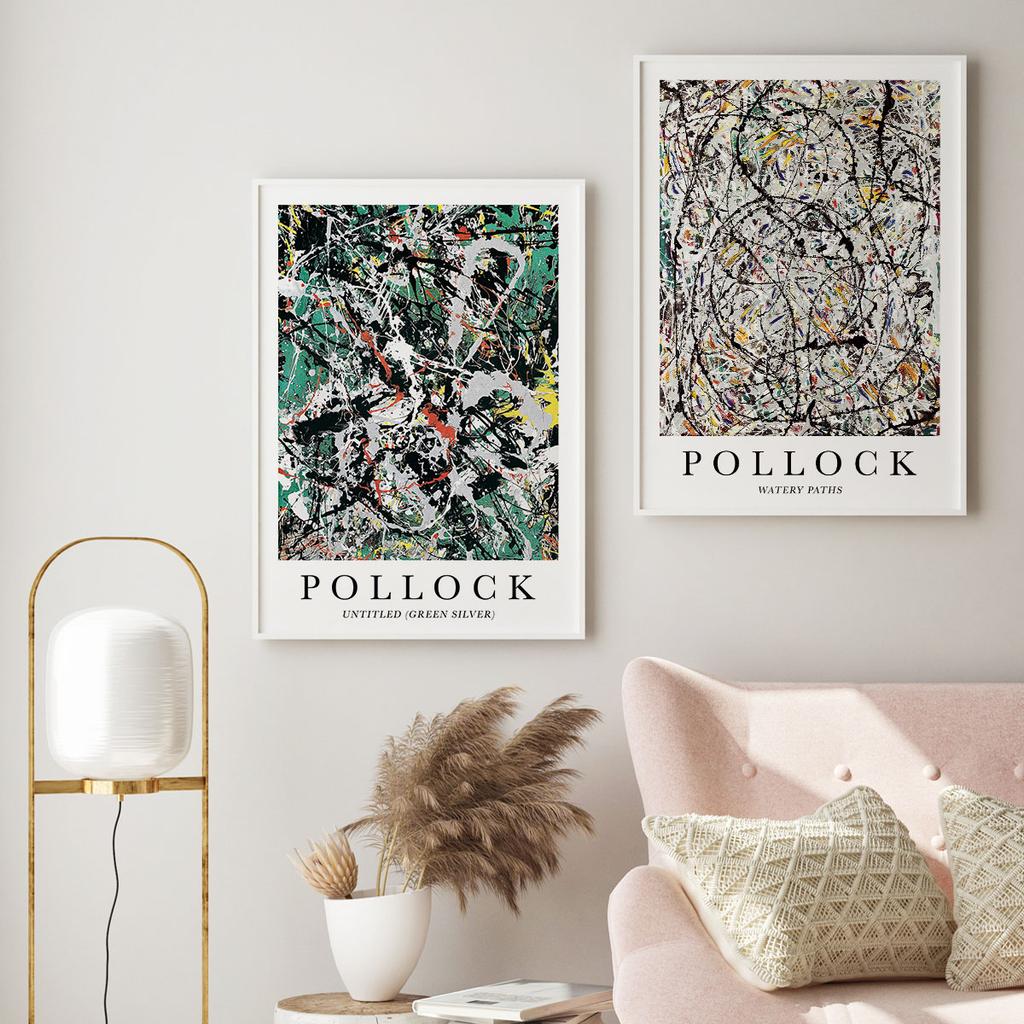 Set of Two Pollock Posters