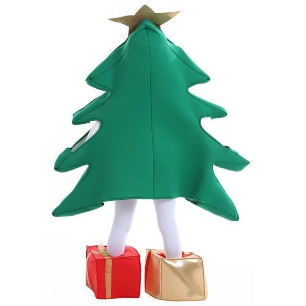 With Footwear Christmas Tree Suit Gift Shaped Shoes Christmas Carnival Costume Unisex Christmas