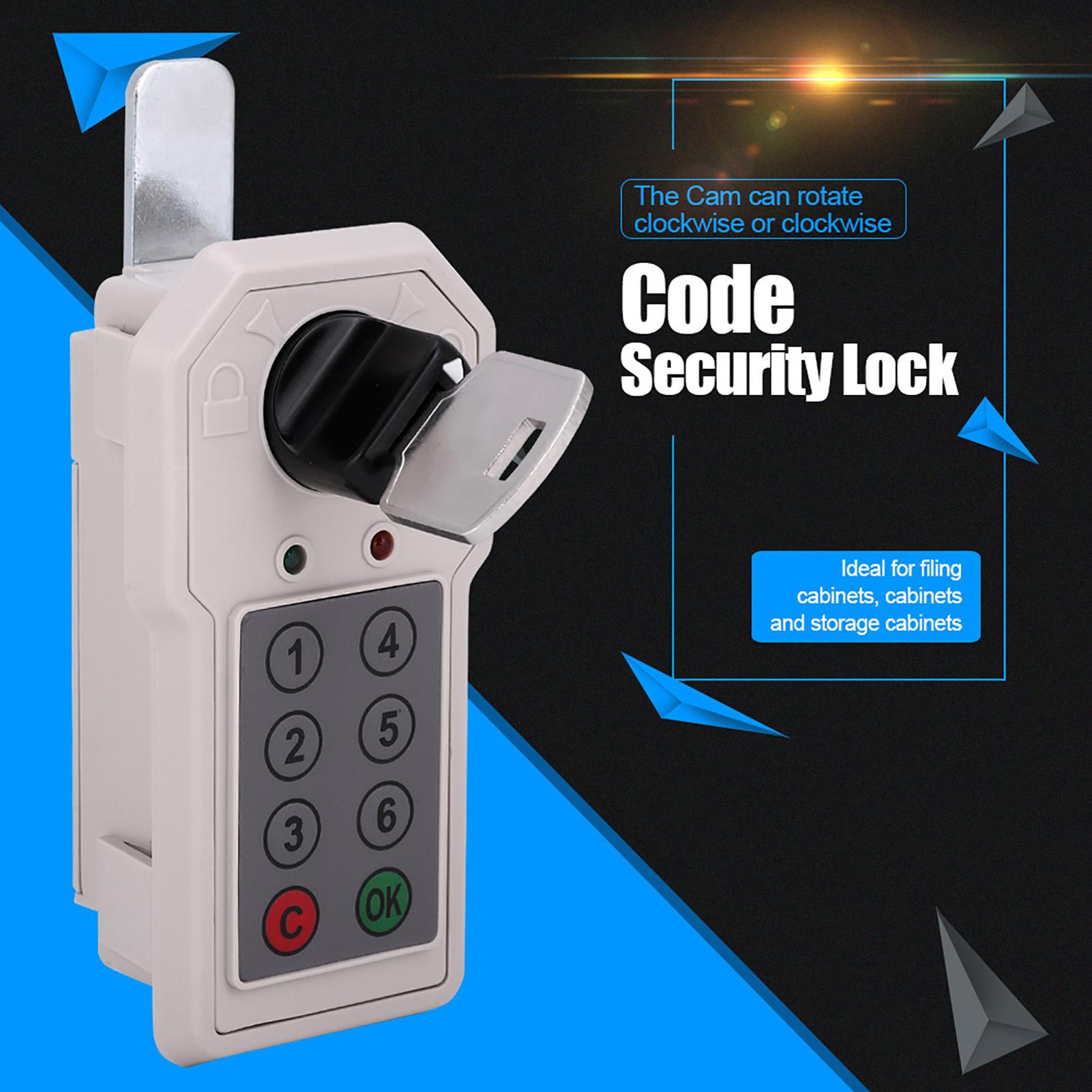 

6 Digit Code Combination Cam Cabinet Convenient Password Security Coded Lock