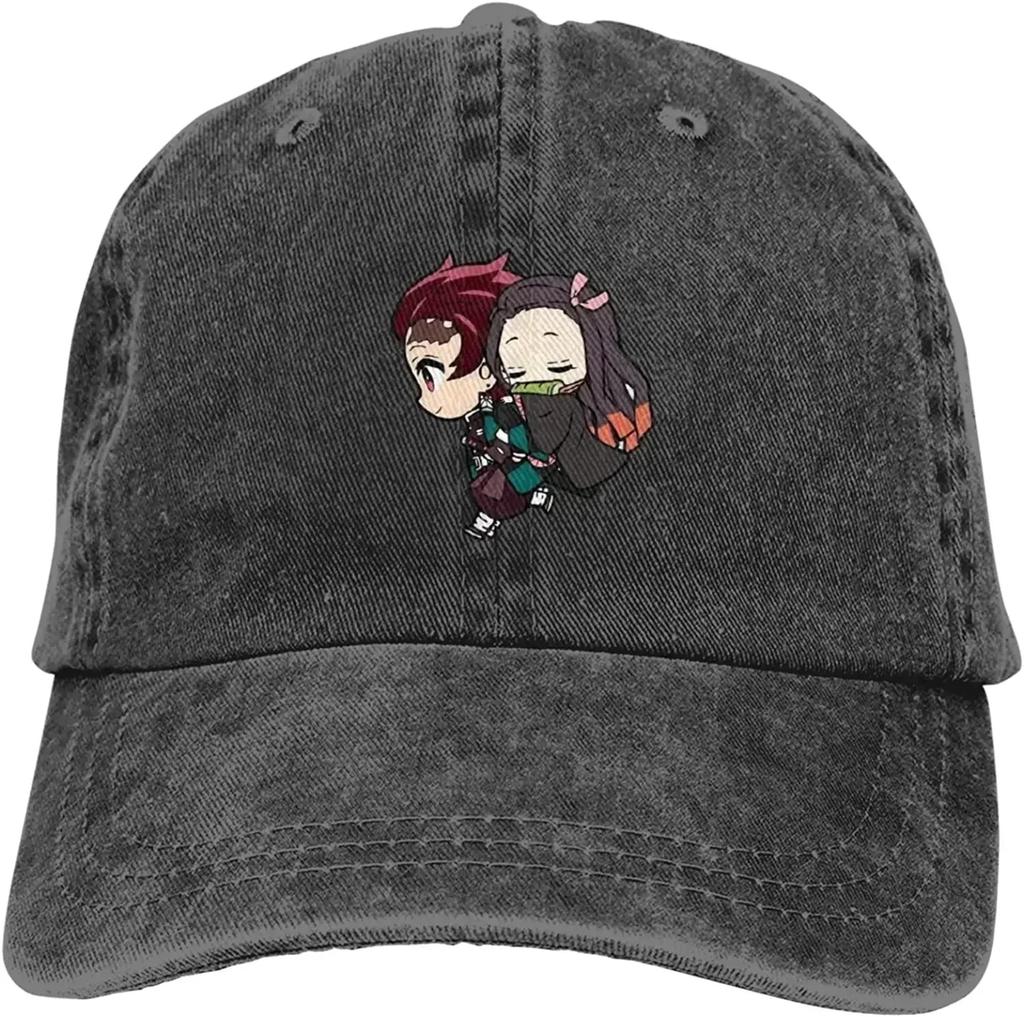 Japan Anime Hat for Adult Adjustable Baseball Cap Low Profile Washed Cotton Demin Caps for Unisex Women Dad Hats Snapback Cap
