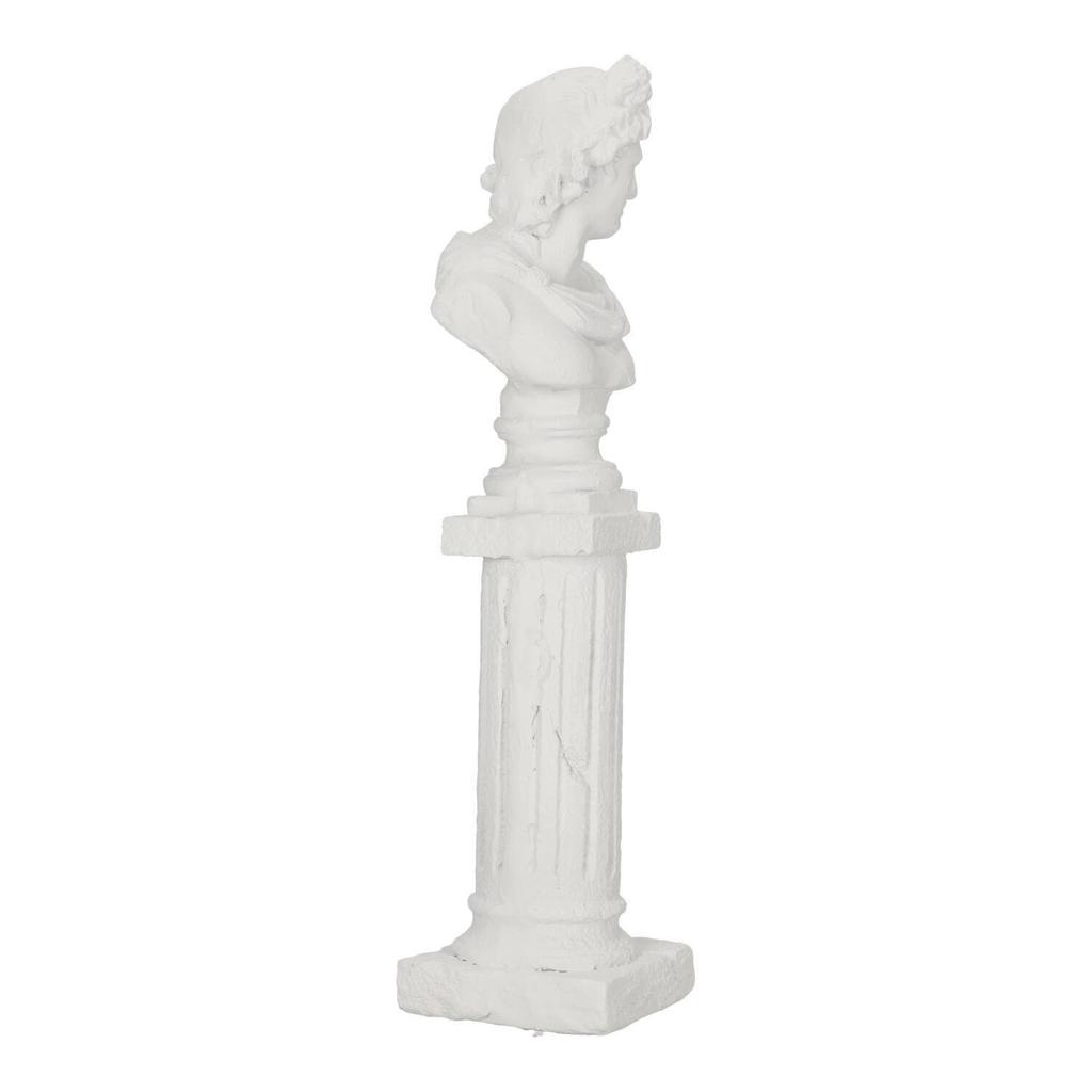 DECORATIVE FIGURINE white bust of Magnesia