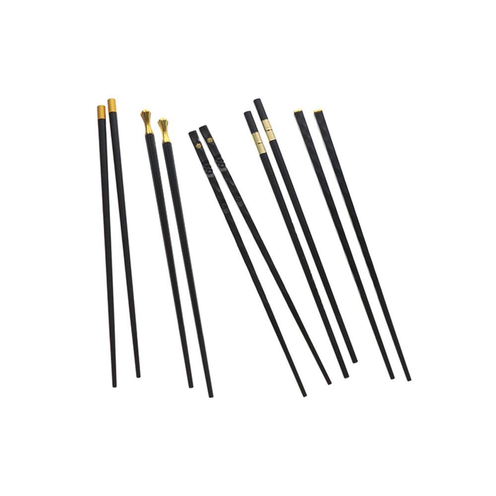Japanese for Home Non-Slip Dinning Sushi Chopsticks Tableware Kitchen Tool Zinc Zinc Alloy Chopsticks