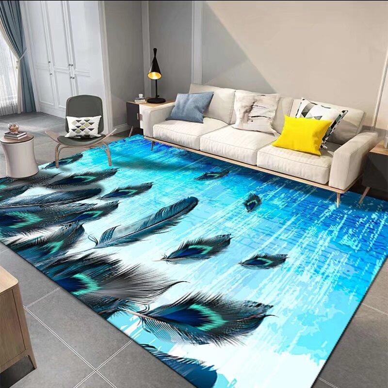 

Абстракція Сучасний Стиль Принт Великий Килим Нековзкий Зносостійкий Килим для Вітальні Спальні М який Килимок Домашній Декор 40X60CM