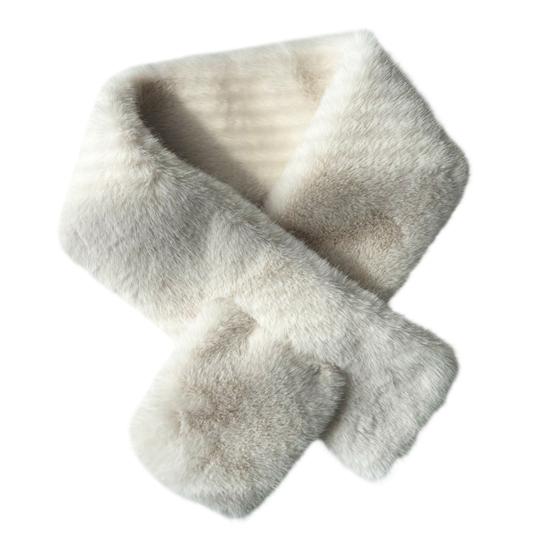 Soft Imitation Mink Fur Scarf Women Scarf, Thickened Plush Neck Faux Warmer Warmer, Cold Weather Elegant Shawl Wrap Accessory for Winter Luxury