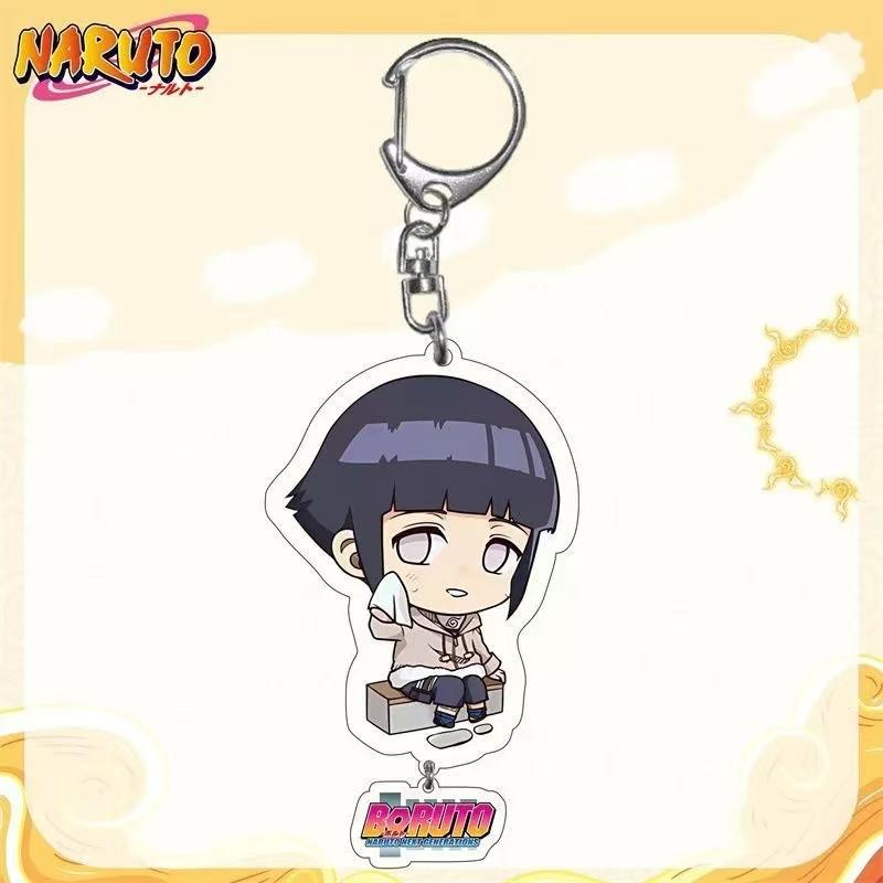 Anime Naruto Acryl Schlüsselanhänger Mithelfer Uzumaki Naruto Cartoon Schlüsselanhänger
