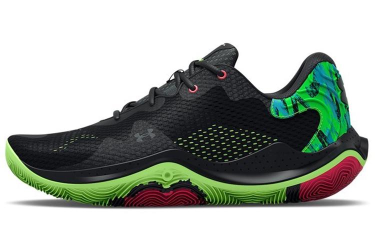 Under Armour Spawn 4 Printed Black Quirky Lime 42.5