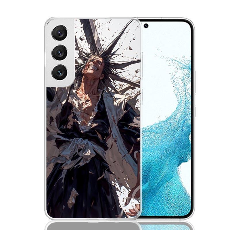 Zaraki Kenpachi Bleach Phone Case For Samsung Galaxy S26 S25 Edge S24 S23 FE S22 Ultra S21 Plus S20 + Fundas Cover Coque Galaxy