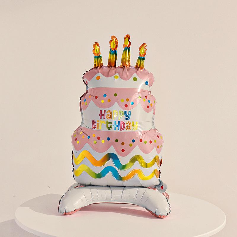 Korean-Style Macaron Color Bow Balloons for Baby Birthday Party Decor