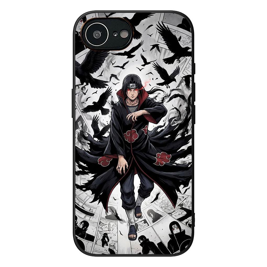 Cover for Apple iPhone 17 16 14 15 Pro Max Plus 15+ 16E XR ProMax Air + Coque Phone Case Akatsuki Narutos Sasuke Uchiha Itachi
