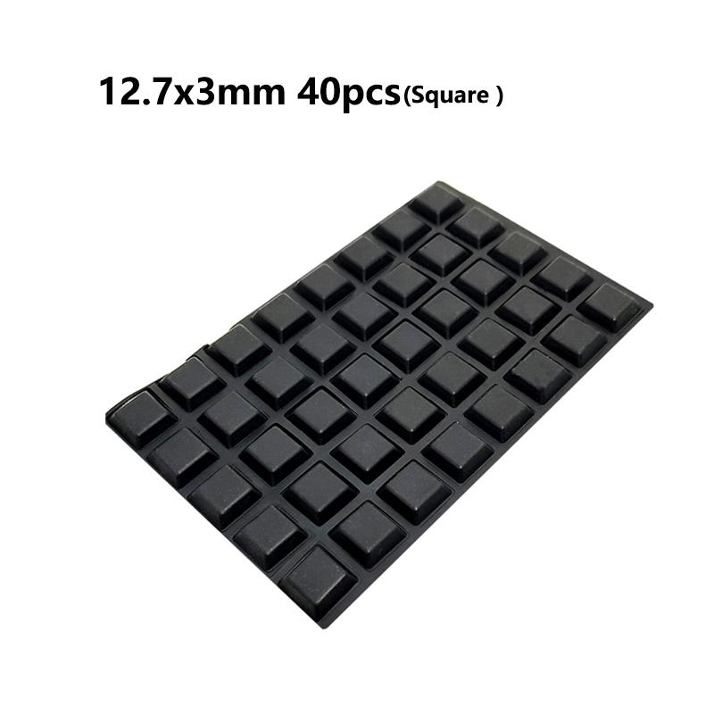 Strong Self-Adhesive Clear Door Stopper Rubber Damper Buffer Cabinet Bumpers Furniture Dots Cushion Protective Pads Tiny Bumpons