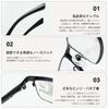 Reading Progressive Multifocal Senior Blue Light Stylish Square Lightweight Reading Glasses with Gunmetal Color B1378 [FEISEDY] Men's Glasses, Lenses,