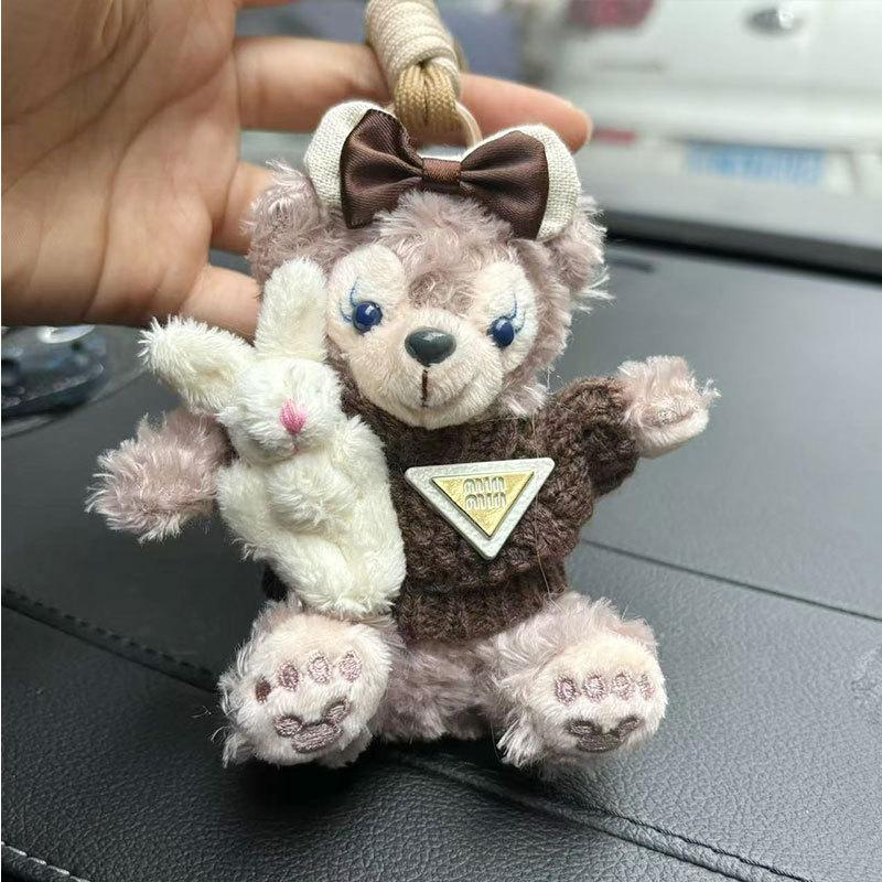 

Fox Delightful Plush Toy Keychain Soft And Huggable Accessory For Everyday Use Rabbit Pink