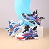 God of War boys basketball shoes 2025 spring and summer new classmates rotating button children's sneakers non-slip girls' sneakers
