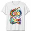 Happy 100 Days Of School Teachers Students Unisex Tshirt Unisexs Unisexs Tee