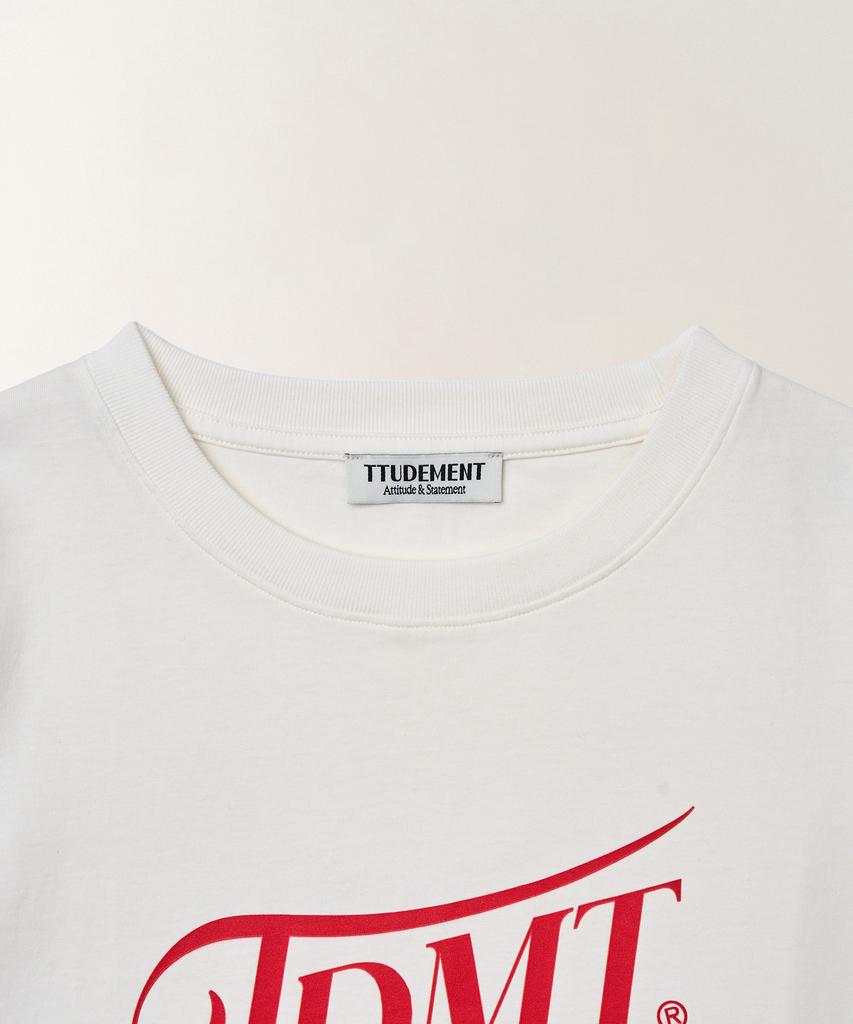 TTUDEMENT Cake Bear Tee_White