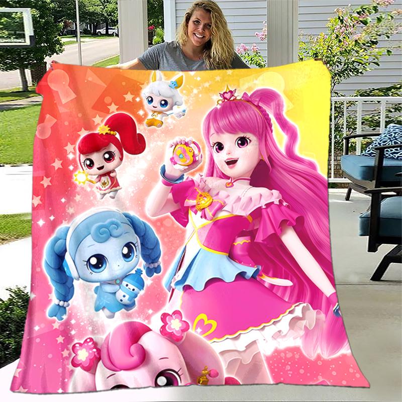1pc Blanket Catch! Teenieping Print Design, Lightweight Blanket for Sofa, Bed- Soft &Warm, Gift for All Seasons like Christmas, Halloween