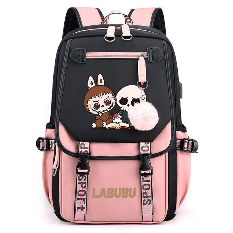 2024 New Labubu Labubu Primary School Schoolbag Boys 1236 Grade Boys Children Backpack
