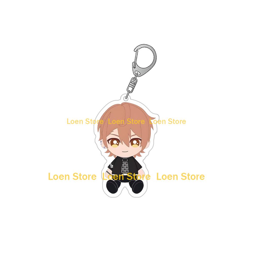 

VTuber Colorful Peach JPAPA Noa Yuankun Tattsun Siva DNQ Uri Eto Hiro Naokiri Mofu cute Anime Acrylic keychain Bag pendant gift 6CM Acrylic keychain