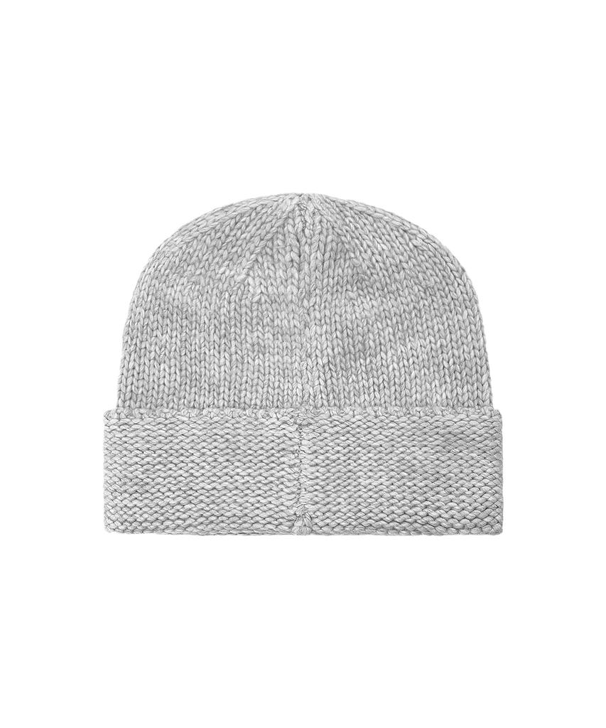 Opeunyadeu(Owai) Leather Patch Beanie - Gray