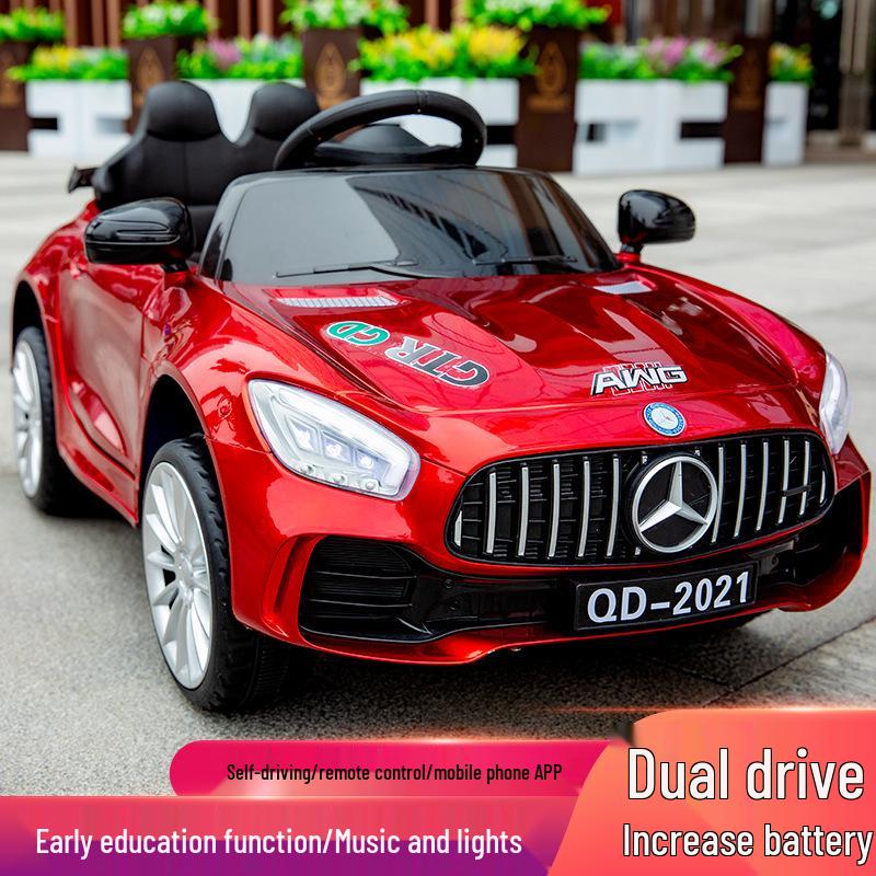 Mercedes-Benz Kids' Electric Off-Road 2-Seater Car with Music and Remote Control