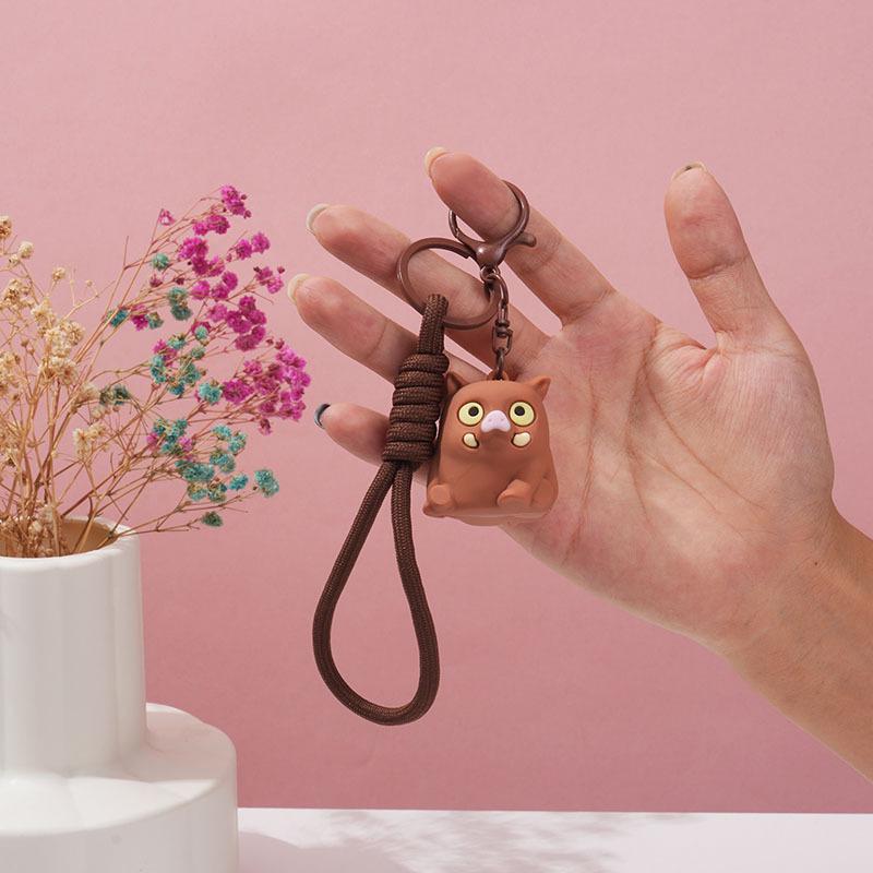 Yokai Anime Keychain Pendant: Cartoon Stray Mountain Doll Accessory & Bag Charm