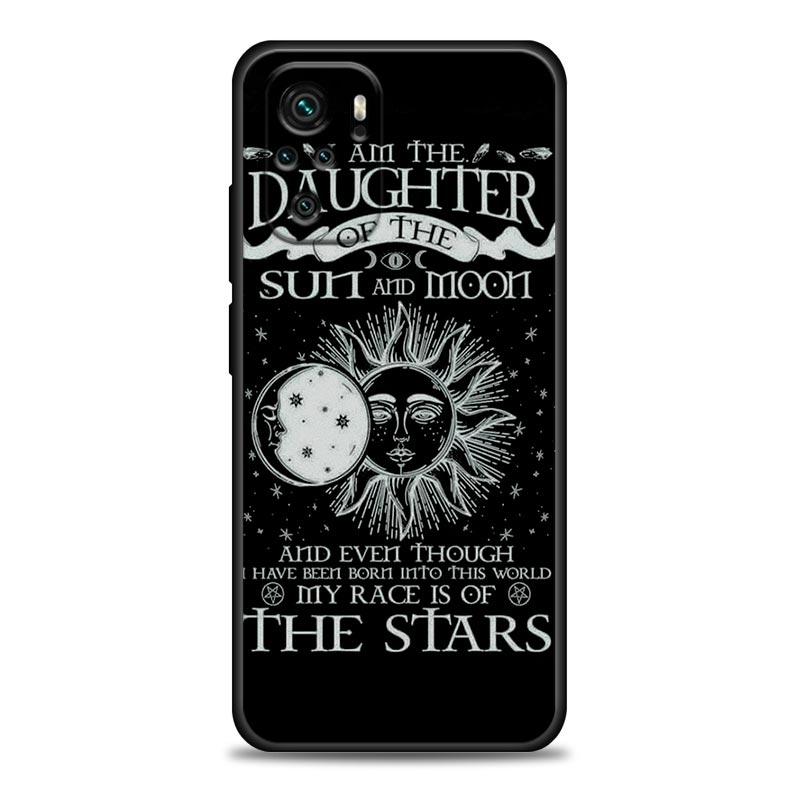 Phone Case For Xiaomi Redmi Note 11 10 8 Pro 9S 8A 10S 11S Soft Cover Witches Moon Tarot Mystery Totem For Redmi Note 8Pro 10Pro