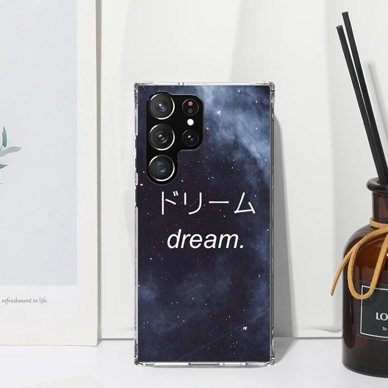 

Japanese Aesthetic Text Letter Phone Case For Samsung Galaxy S26 S25 Edge S24 FE S23 S22 Ultra S21 Plus S20 + Art Fundas Back Co Samsung S20 Plus