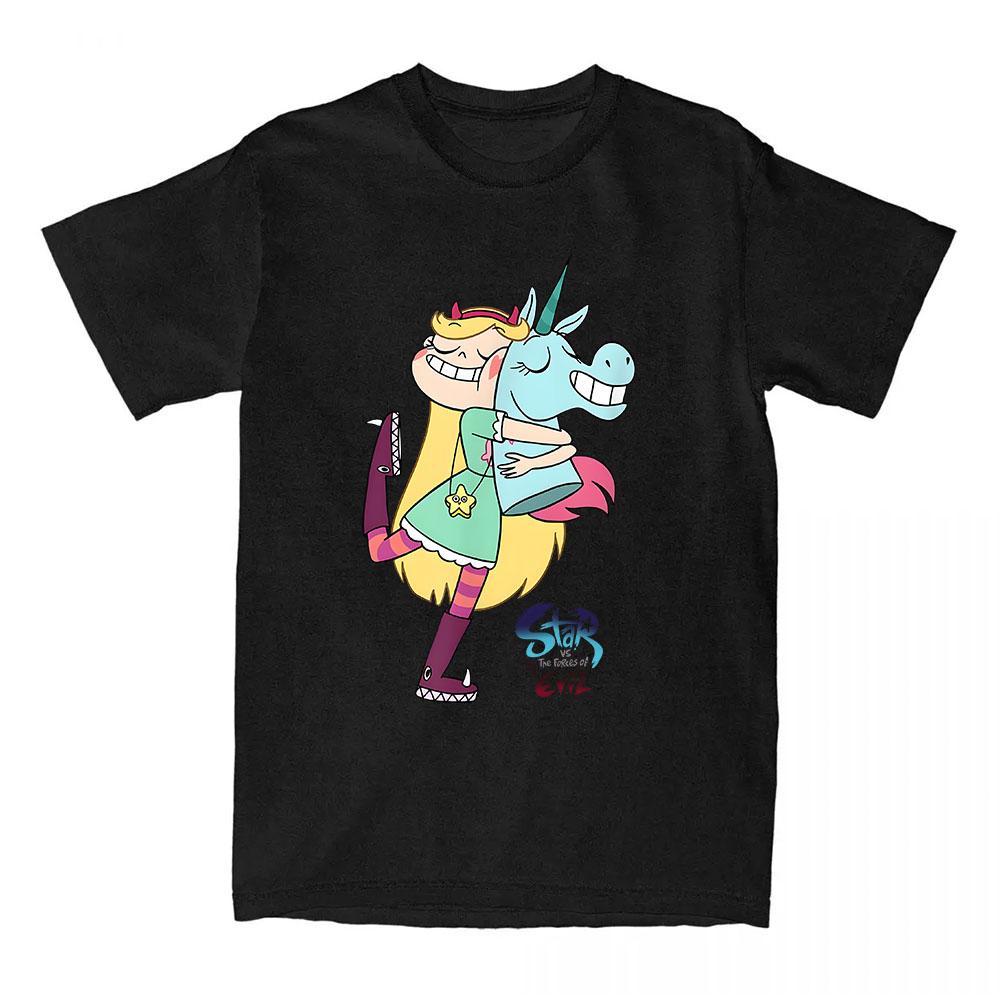 Comedy Star Vs. The Forces of Evil T-shirt Summer O-neck Unisex Streetwear Short Sleeve Casual Female Tshirts Women Shirt