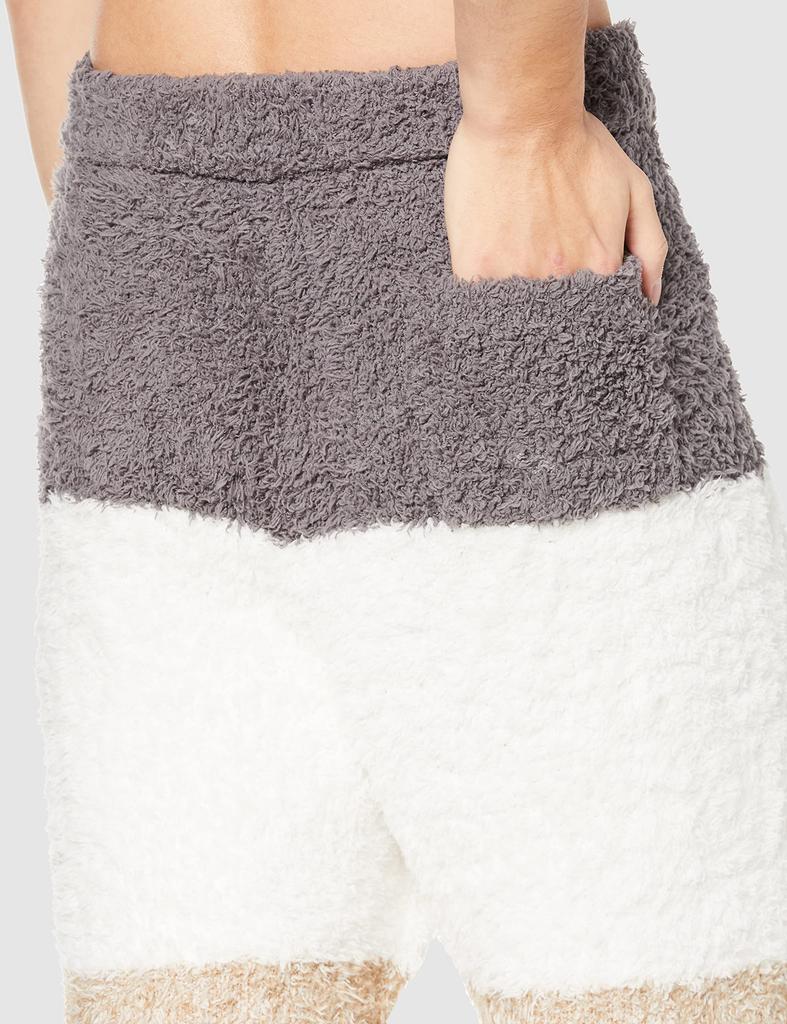 Gelato Block Border Long Pants PUNP215091 BEG [Gelato Pique] [UNISEX] S-M