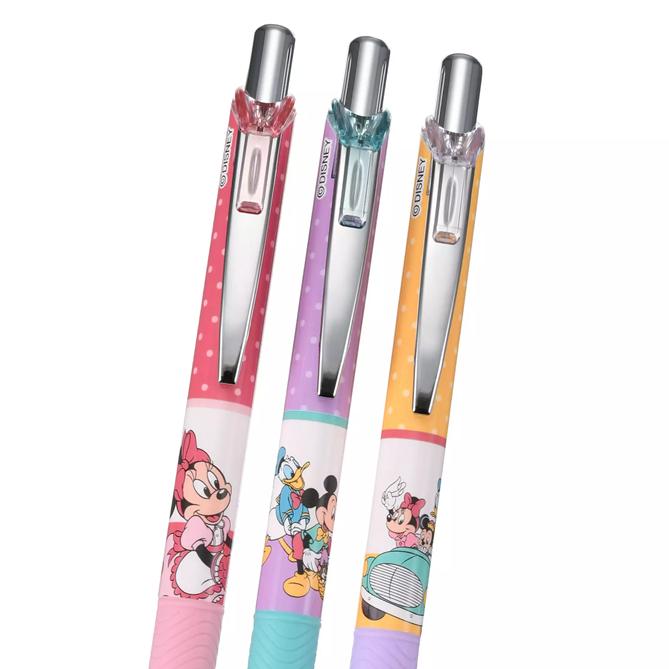Disney Mickey & Friends 0.5 Gel-Tinten-Kugelschreiber-Set Japan NEU Disney Store