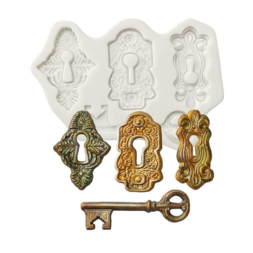 

Книга Ключи Винты Защелки Силиконовые Формы Сахарные Изделия Формы Для Выпечки Кексов Инструменты Для Украшения Торта Помадкой