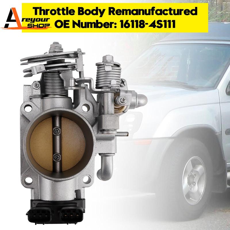 Areyourshop Throttle Body 16118-4S111 Fit for Nissan Frontier Xterra 3.3L 2000 2001 2002 2003 2004