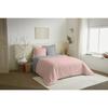3-Piece Reversible Duvet Cover Set "Duo Premium" 260 X 240 Cm King Size Dragee Pink/Cloud