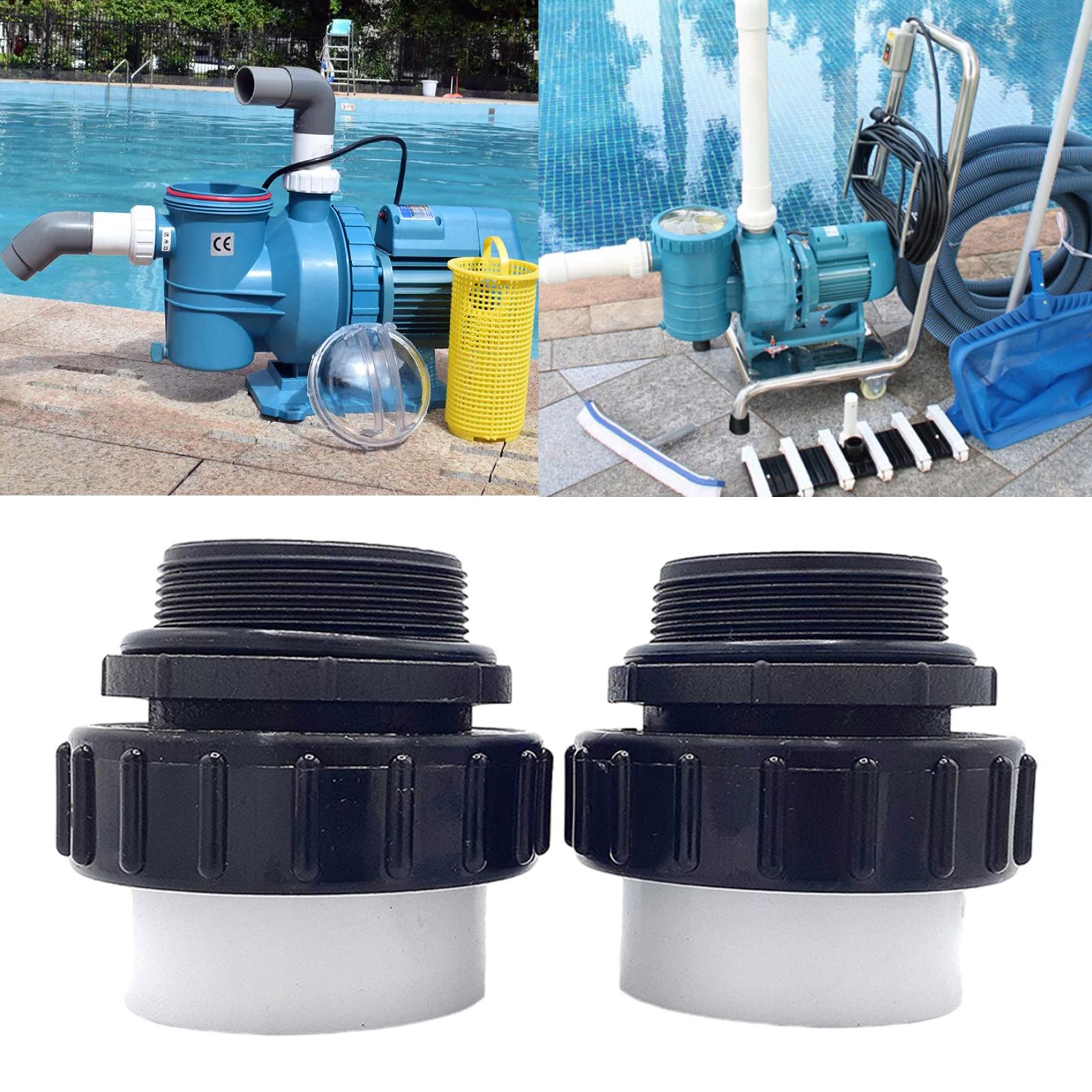 PVC Union Reliable Connection Pool Plumbing Adapter Plastic Material Pool Pump Repair Part Suitable for Pool Plumbing