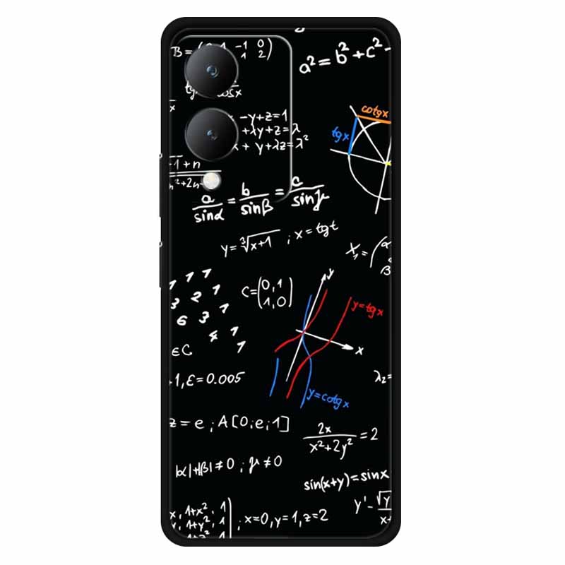 Fundas For Vivo Y17s 4G Case Silicone Wolf Lion Soft TPU Phone Covers for Vivo Y17s 2023 Y 17s Bumper Coque for VivoY17s Black