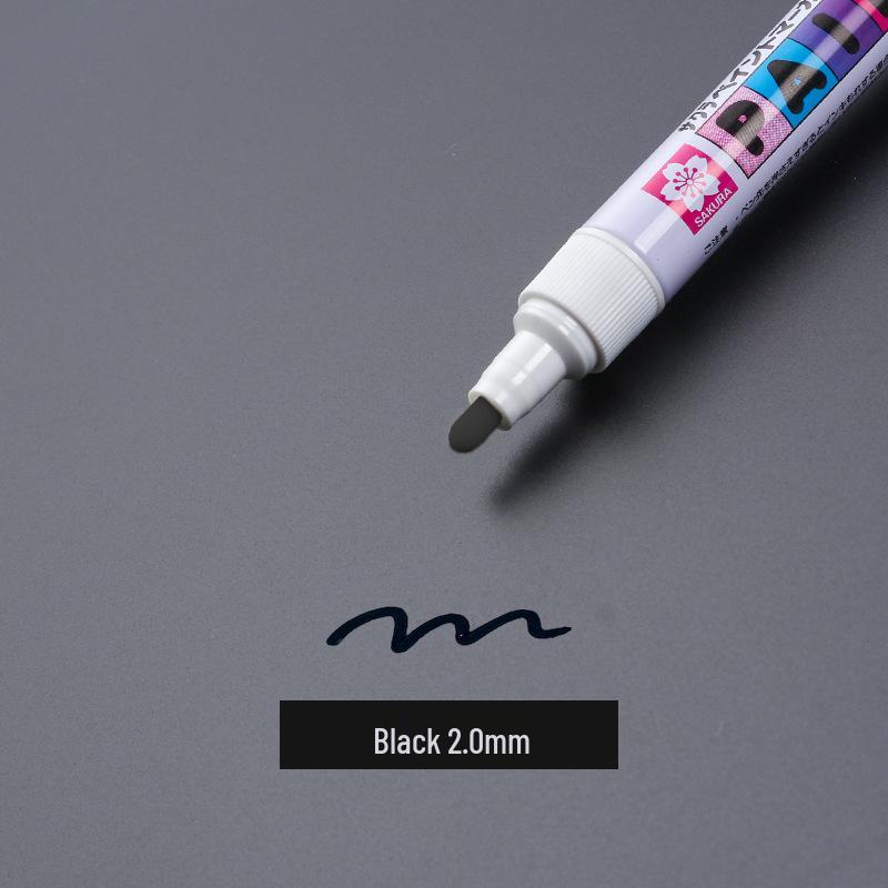 Japan Sakura Gold 2.0mm Paint Pen for Highlighting, Furniture Gilding, and Signature Design