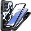 Samsung Galaxy S26 Transparent Mobile Phone Case S26ultra All-inclusive MagSafe Magnetic Three-proof Outdoor Case