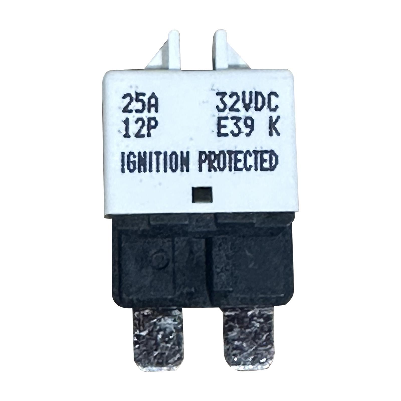 Manual Reset Fuse Adapter Reset Circuit Breaker Blade Fuse Adapter for Car Truck Boat Marine Vehicle