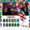 Usb Christmas Projector Light 6/12/24 Patterns Flexible Led Xmas Projection Lamp For Car Bedroom Party Decor