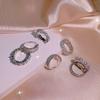 Women's  Silver Ring Sale AAAA Shiny Zircon Ring Different Shape Plain Ring Ring Fine Beauty Style Engagement Ring