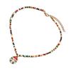 Christmas Beaded Necklace Bohemian Beaded Choker Necklace for Holiday Celebrations Unique Christmas Theme