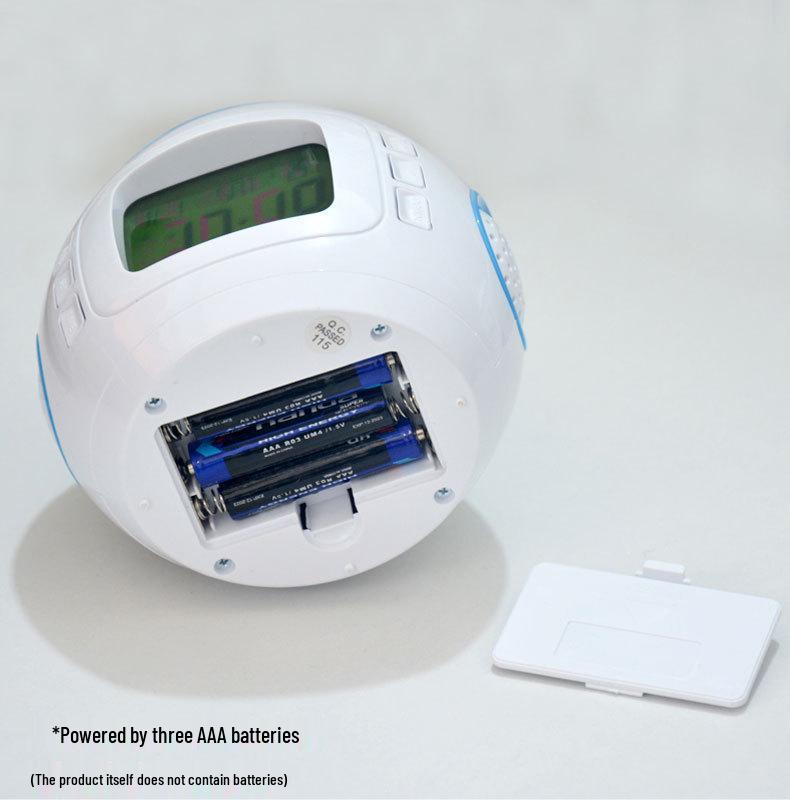 Colorful Starry Sky Alarm Clock with Music, Projection, Snooze & Night Light - Ideal Gift for Students & Kids