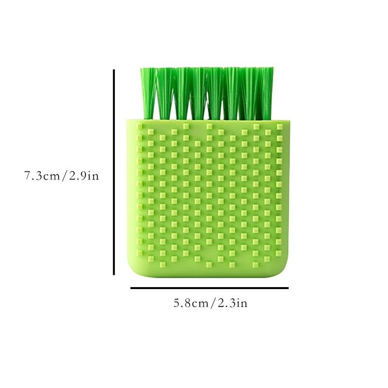 Home Silicone Soft Hair Cleaning Laundry Brush Panty Cleaning Brush Clothes Underwear Dual-purpose Brush