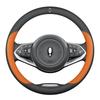 ORA Cat Leather Steering Wheel Cover - Ultra-thin, Anti-slip, Genuine Leather for Good Cat, Lightning Cat, Ballet Cat GT, IQ, Black Cat.