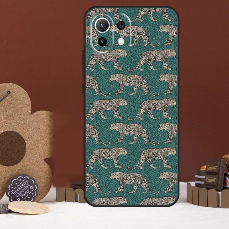 Modische Leopardenmuster Hülle für Xiaomi 15 Ultra 14 15T 13T 14T 17 Pro Max POCO F8 Ultra X7 X5 X6 F5 F6 F7 Pro Abdeckung
