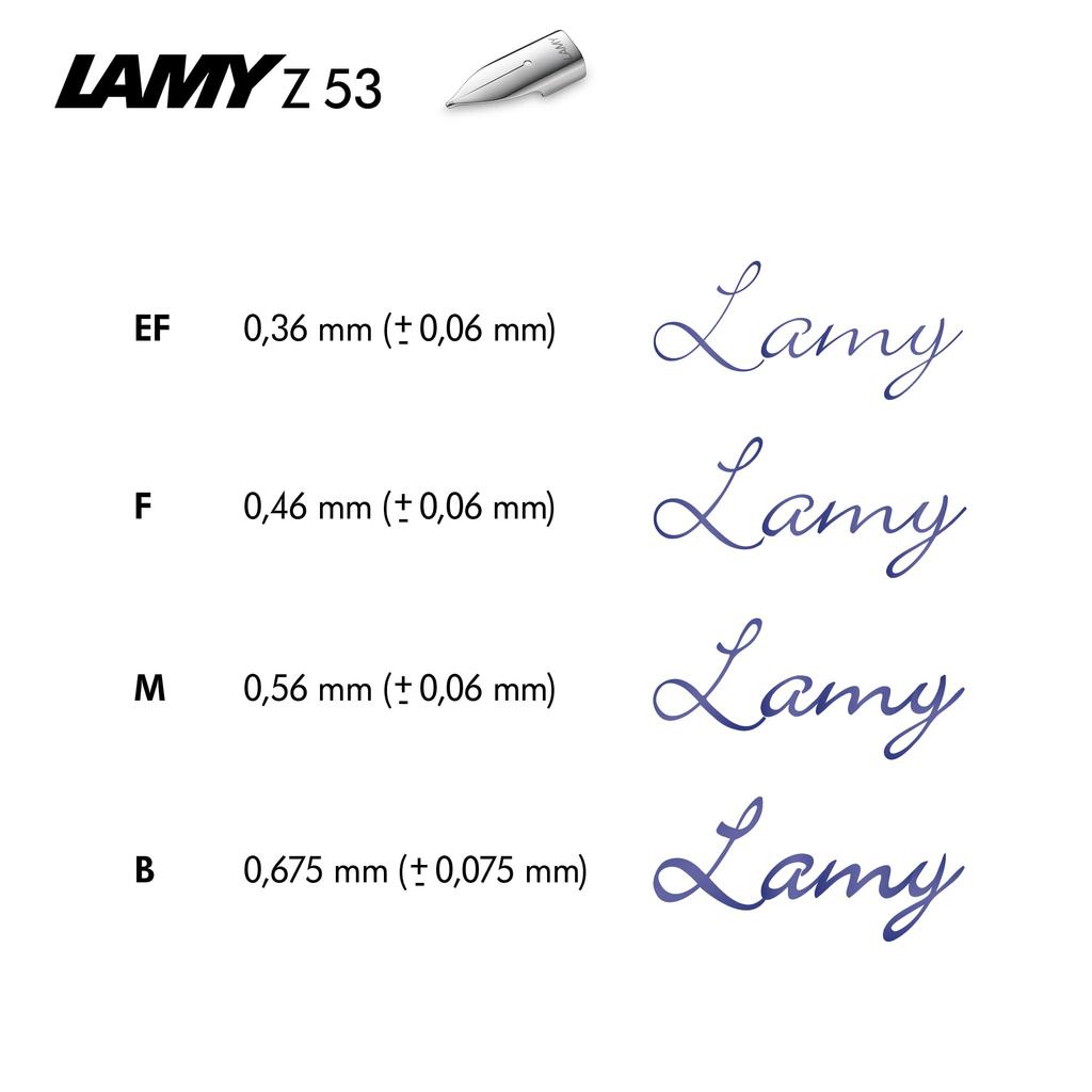 Lamy Aion Black Fountain Pen Modern Lightweight and Seamless Anodized Aluminum Stainless Steel Clip Steel Fine Point Includes Blue Ink Cartridge -