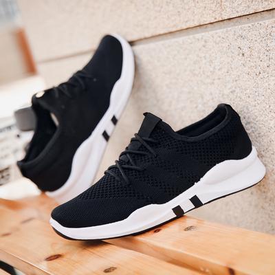 Four Seasons Real Flying Woven Pánské boty Ležérní Prodyšné boty Ploché běžecké boty Studentské cestovní boty