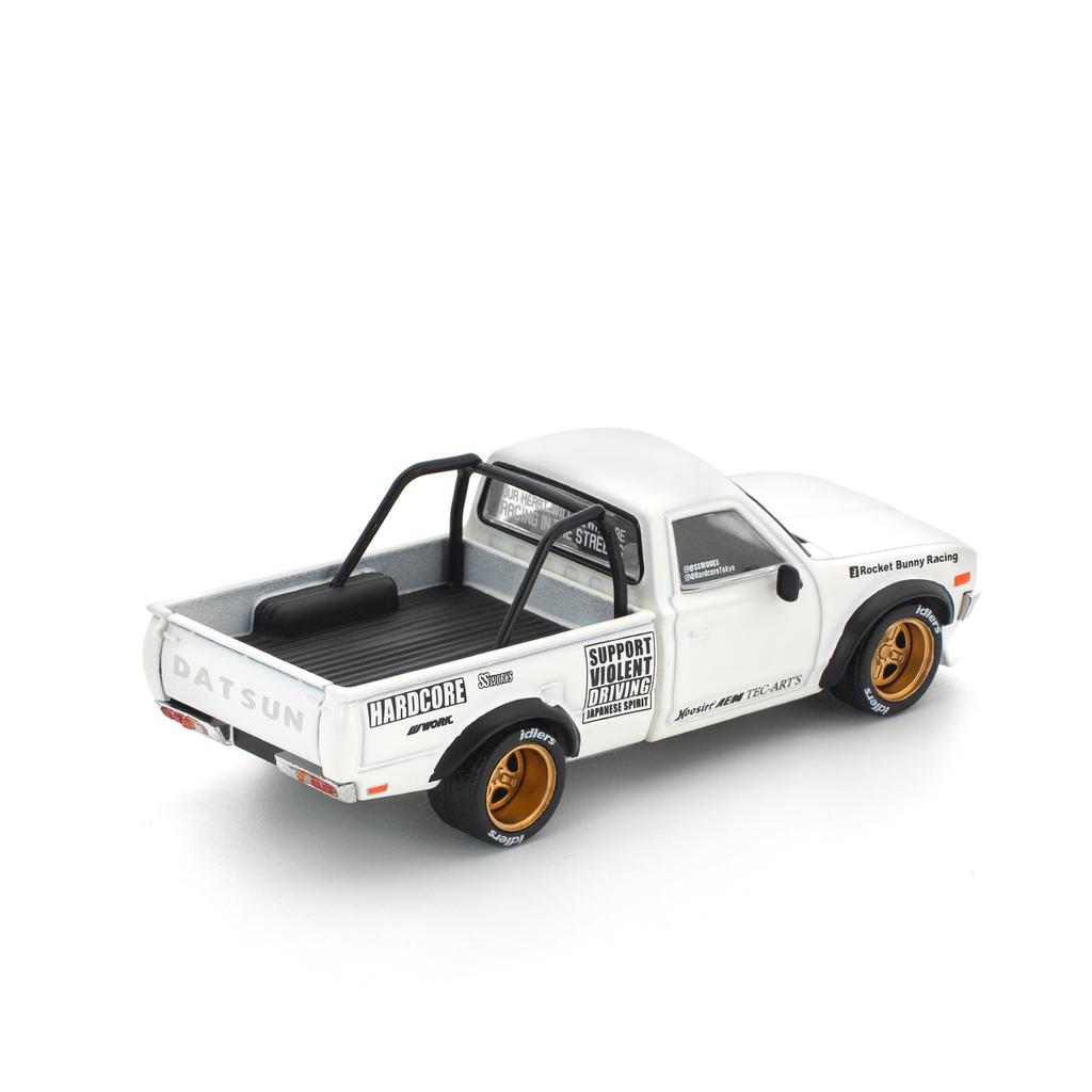 Genesis Company POP RACE Pandem Datsun 620 White PR640350 1/64 (Finished Model)