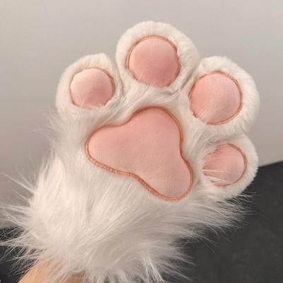 Kawaii Cartoon Cosplay Kostüm Handschuhe Quietschend Kig Fursuit Kigurumi Katzenpfoten Fäustlinge Verdickt Warm Cosplay Requisiten Party